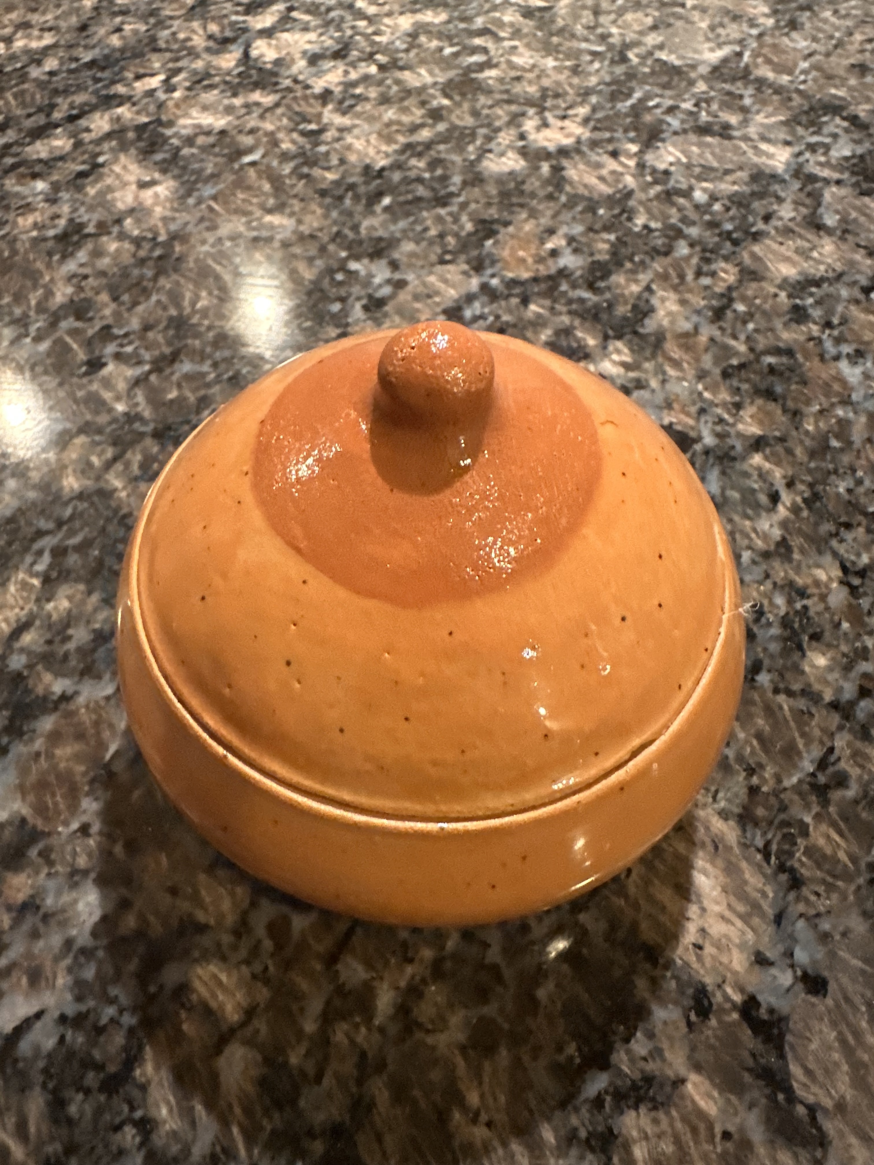 ceramic jar in shape of breast