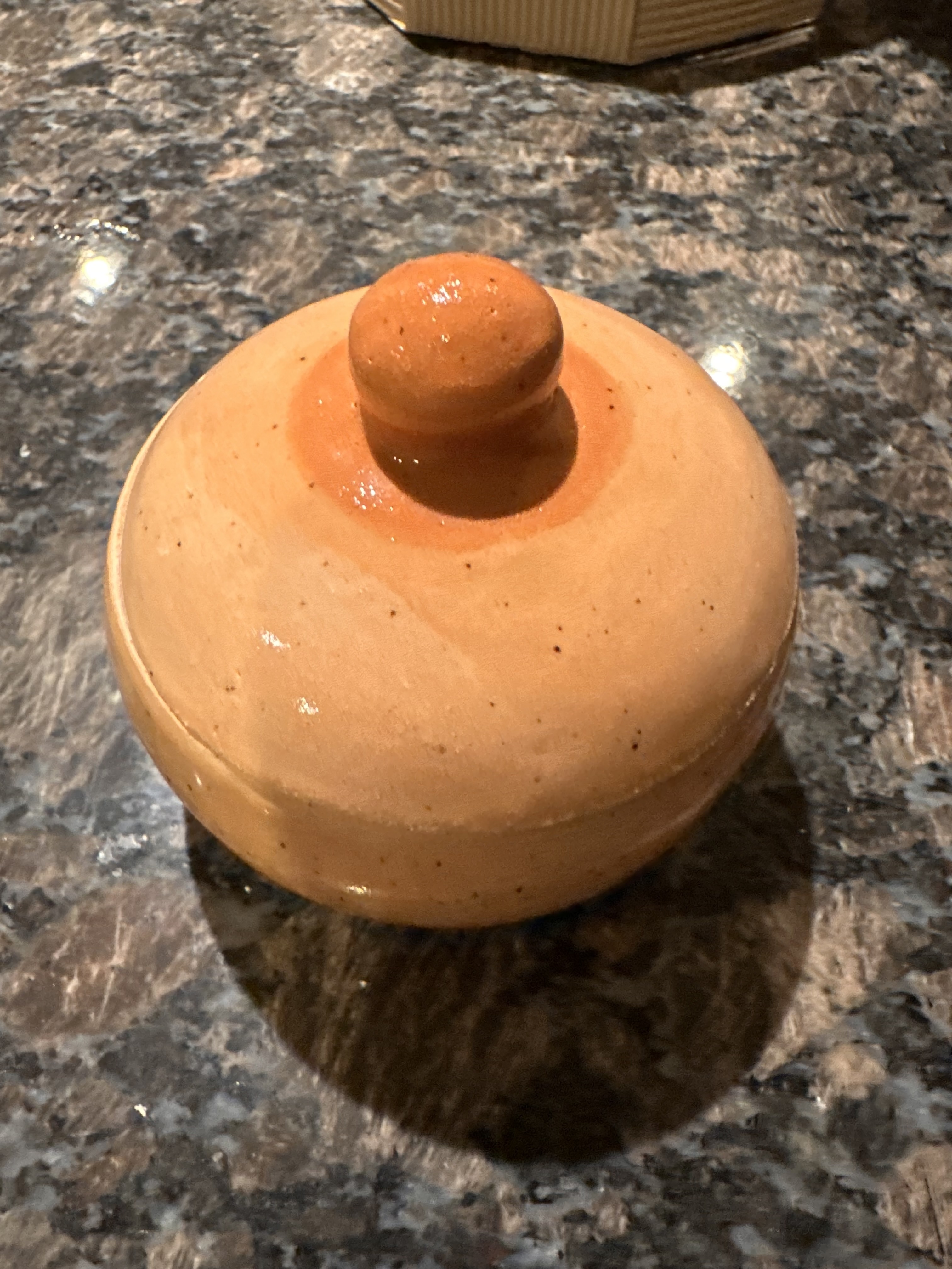 ceramic jar in shape of breast